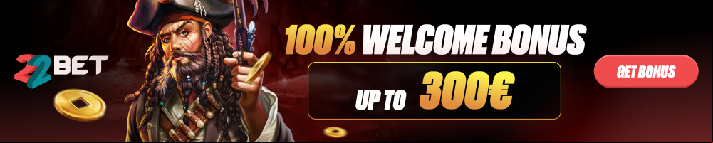 Claim Bonus at 22bet